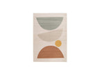 Martine - Low-Pile Rug - Abstract Pattern - Orange
