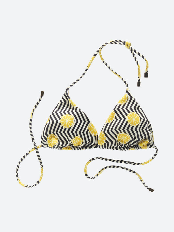Haut De Bikini Black Lemon Triangle - Noir