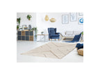 Rachida - Low-Pile Rug - Graphic Pattern - Beige