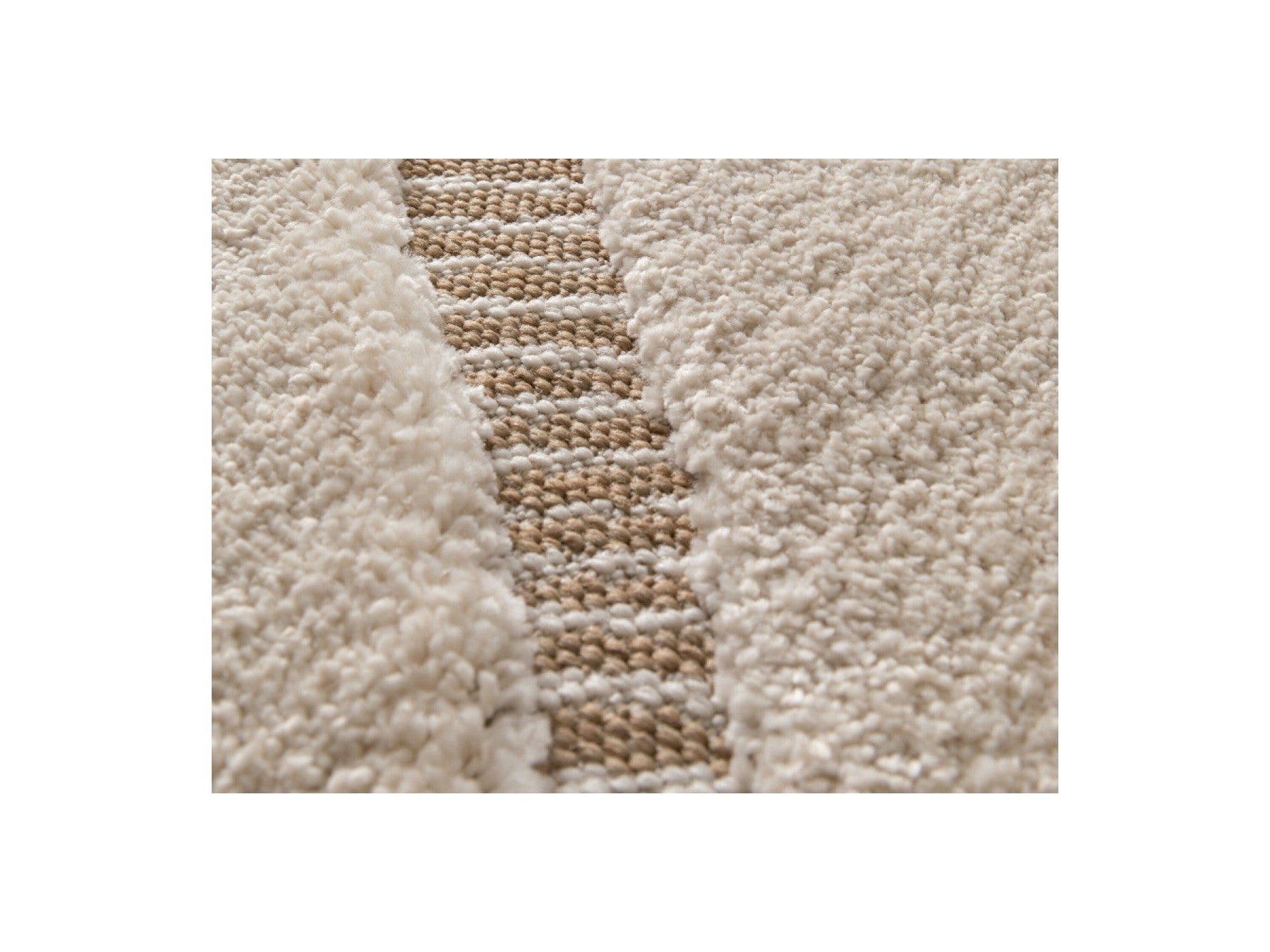 Rachida - Low-Pile Rug - Graphic Pattern - Beige