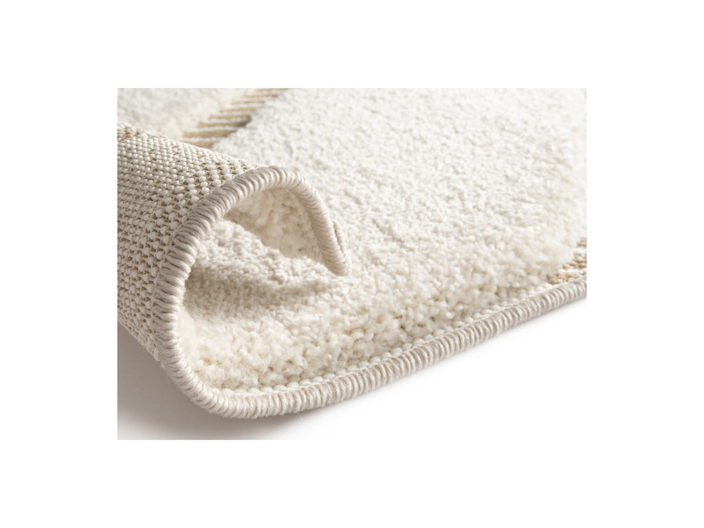 Rachida - Low-Pile Rug - Graphic Pattern - Beige