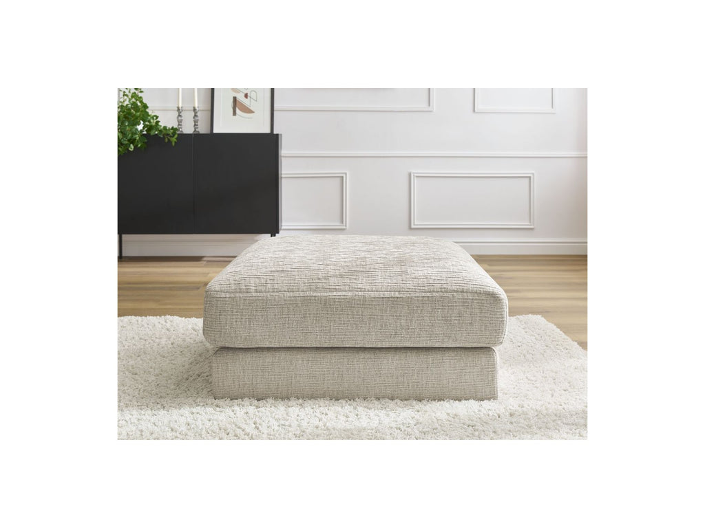 Leonard - Pouffe - Textured Fabric