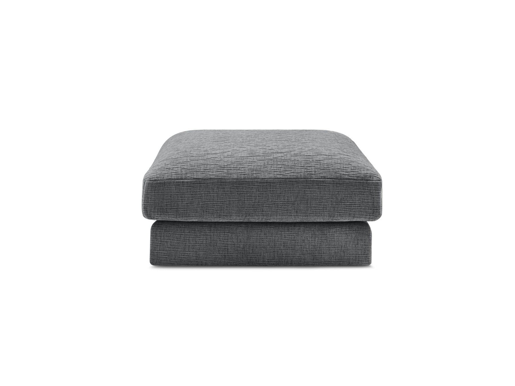 Leonard - Pouffe - Textured Fabric