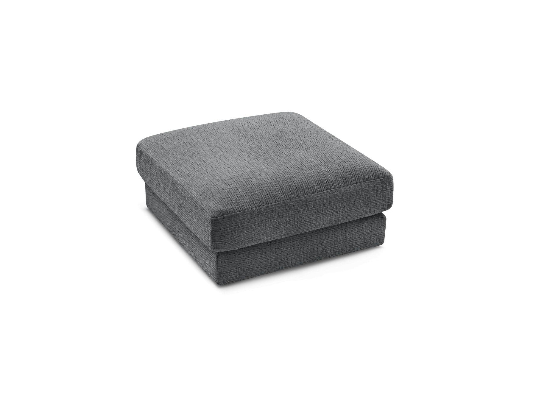 Leonard - Pouffe - Textured Fabric