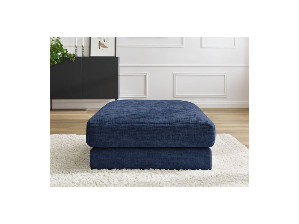 Leonard - Pouffe - Textured Fabric