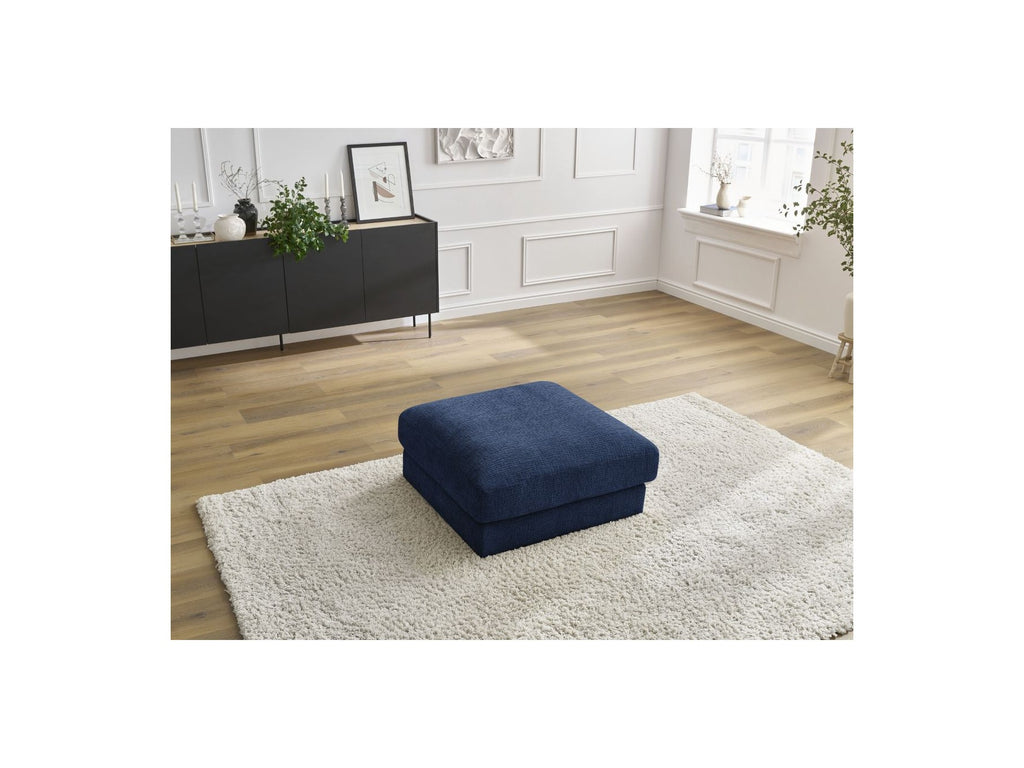 Leonard - Pouffe - Textured Fabric