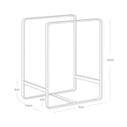 Organizador de Platos - Tower - Negro