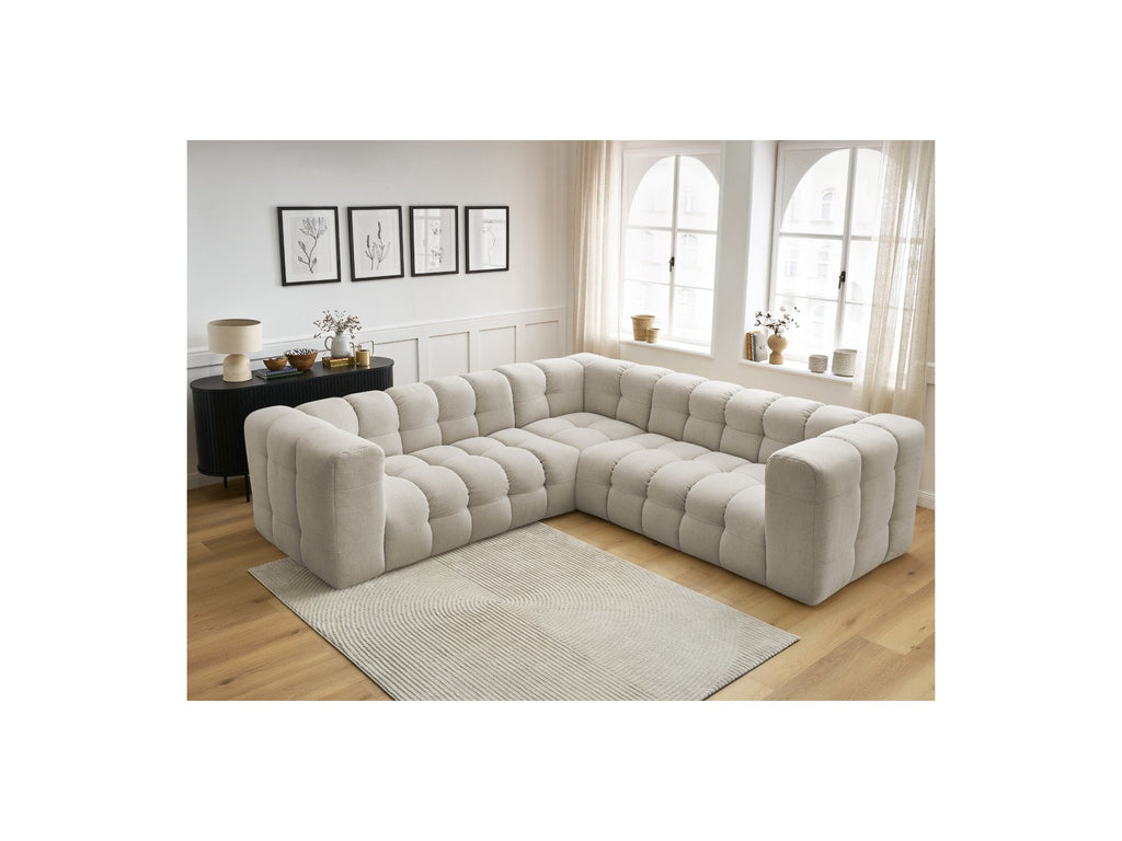 Cloud - Canapé D'Angle Réversible - Tissu Lisse