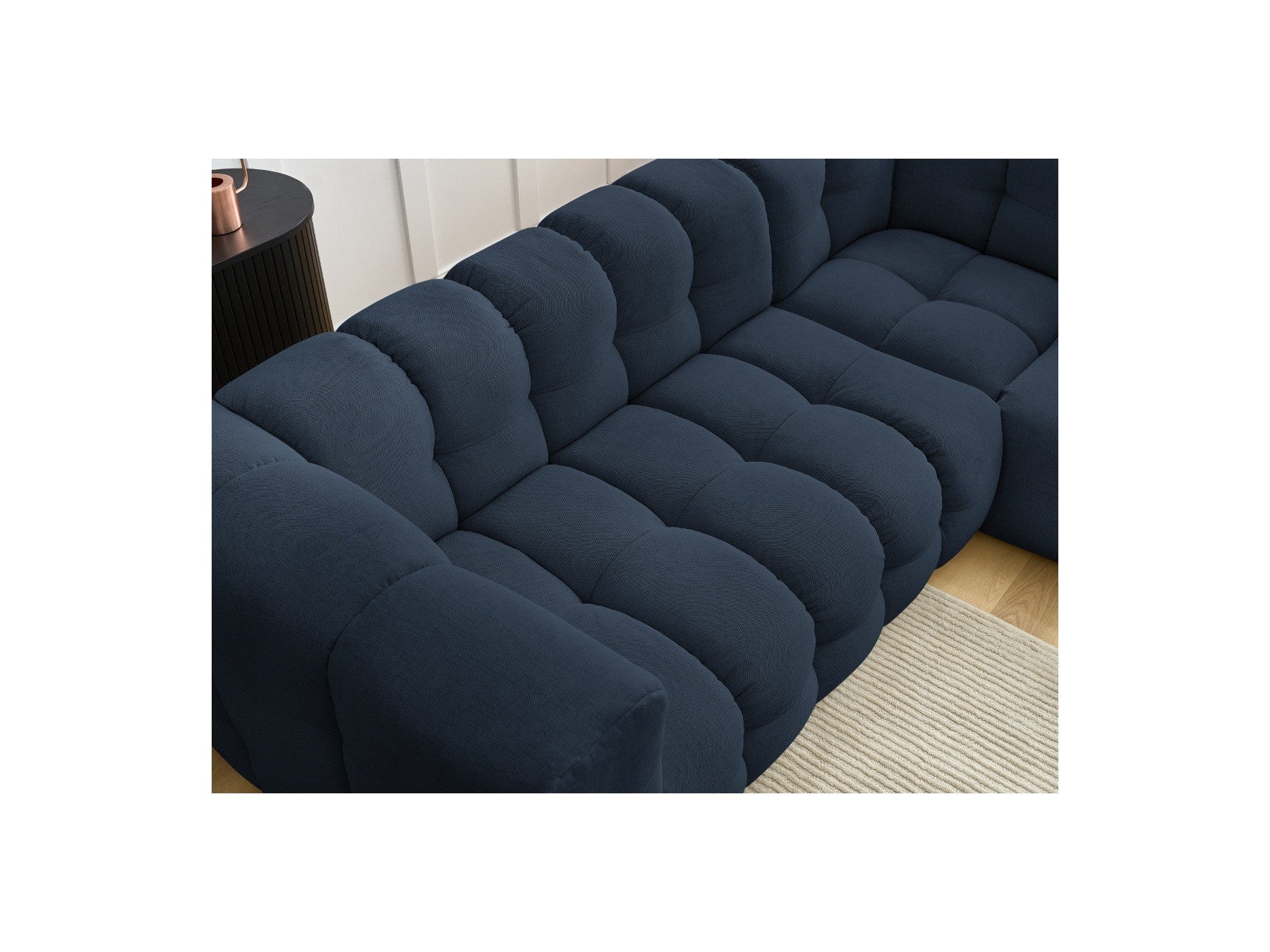 Cloud - Canapé D'Angle Réversible - Tissu Lisse