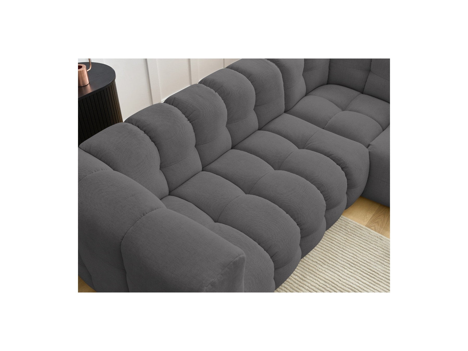 Cloud - Canapé D'Angle Réversible - Tissu Lisse