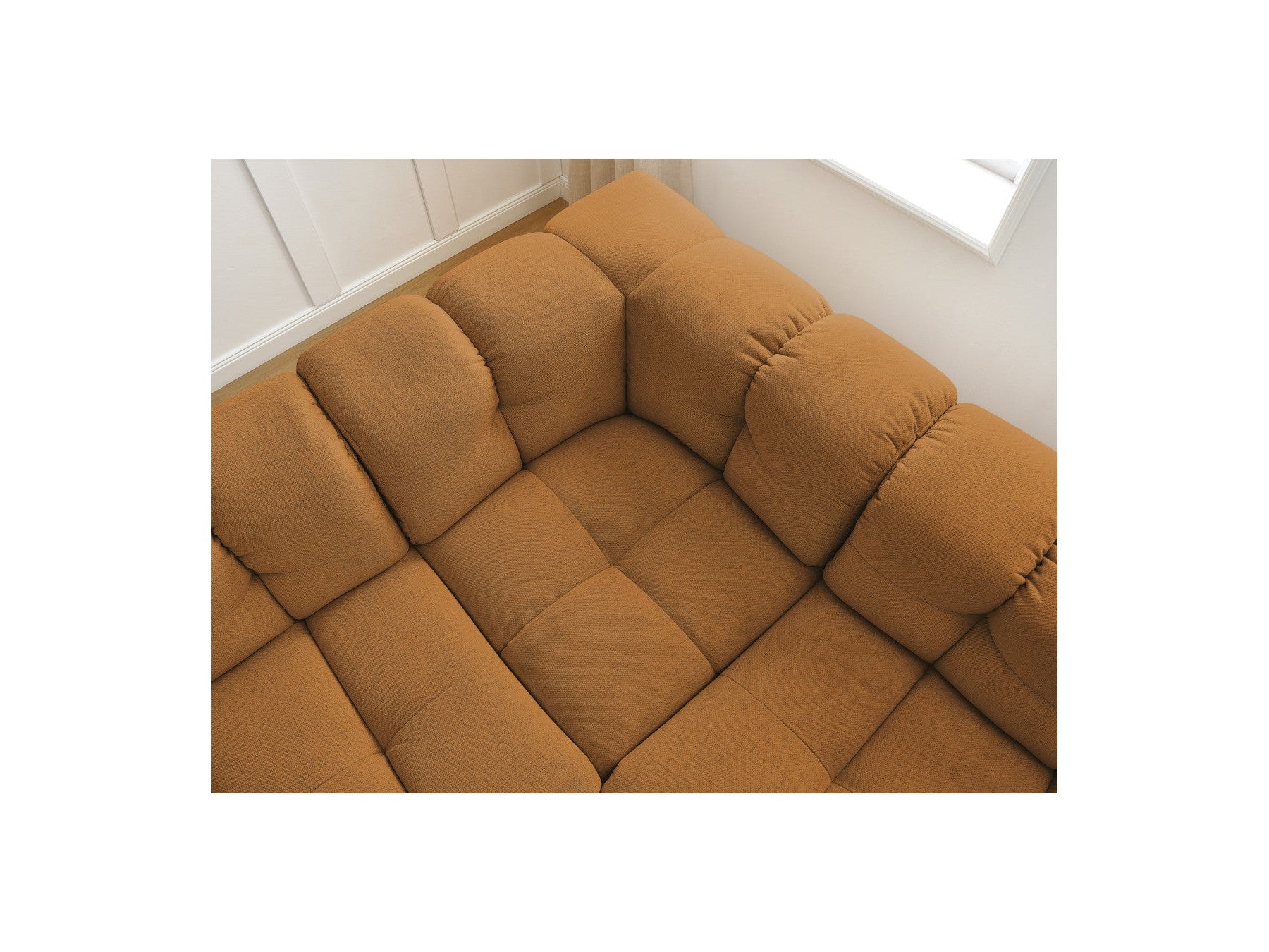 Cloud - Canapé D'Angle Réversible - Tissu Lisse
