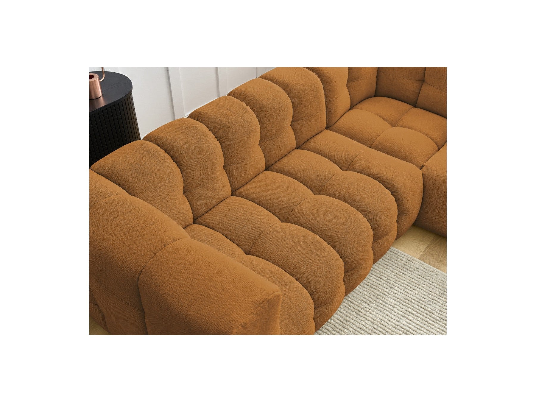 Cloud - Canapé D'Angle Réversible - Tissu Lisse