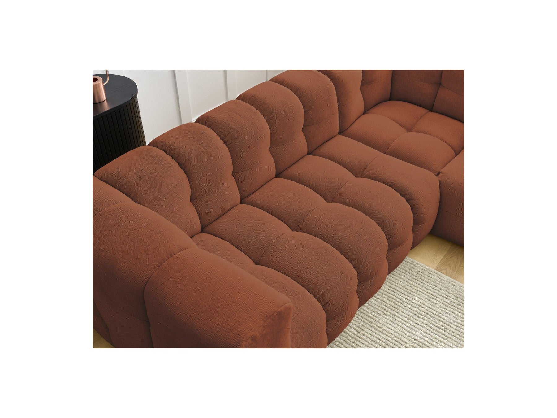 Cloud - Canapé D'Angle Réversible - Tissu Lisse