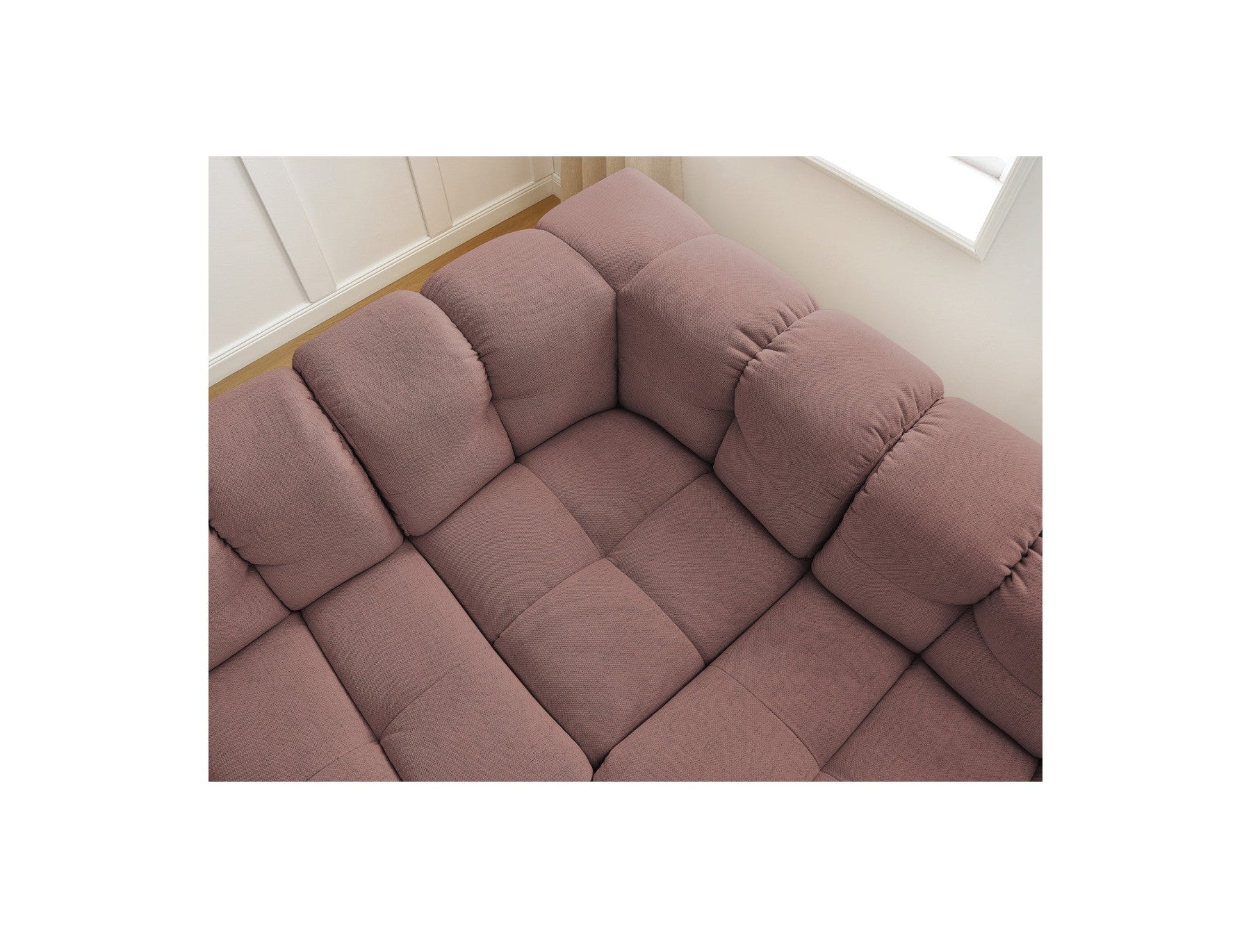 Cloud - Canapé D'Angle Réversible - Tissu Lisse