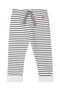 Pantalon - Blanc Et Bleu Marine - Bébé Garçon