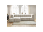 Cloud - Canapé D'Angle Fixe - Tissu Lisse - Angle Gauche