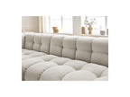 Cloud - Canapé D'Angle Fixe - Tissu Lisse - Angle Gauche
