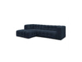 Cloud - Canapé D'Angle Fixe - Tissu Lisse - Angle Gauche