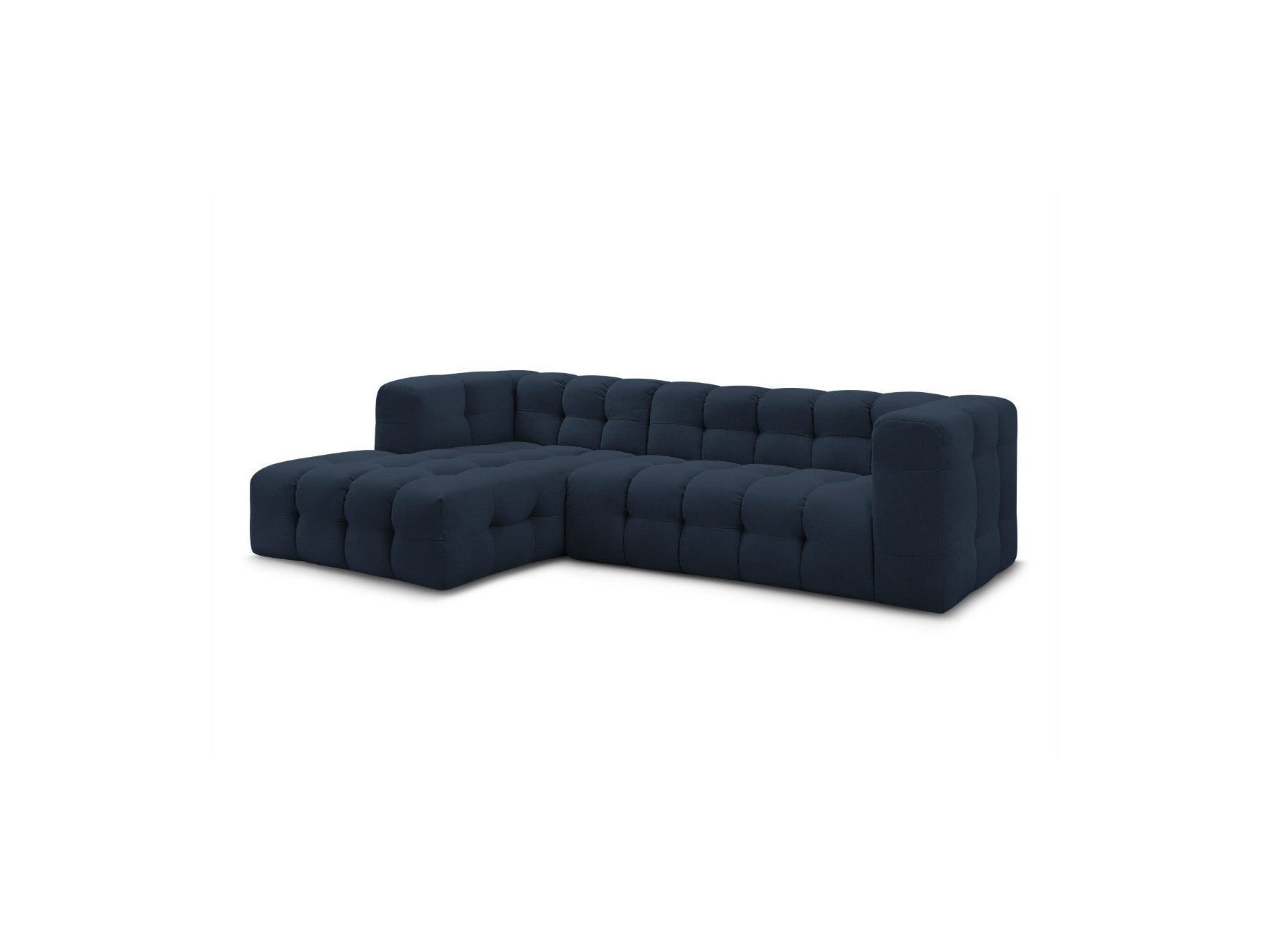 Cloud - Canapé D'Angle Fixe - Tissu Lisse - Angle Gauche