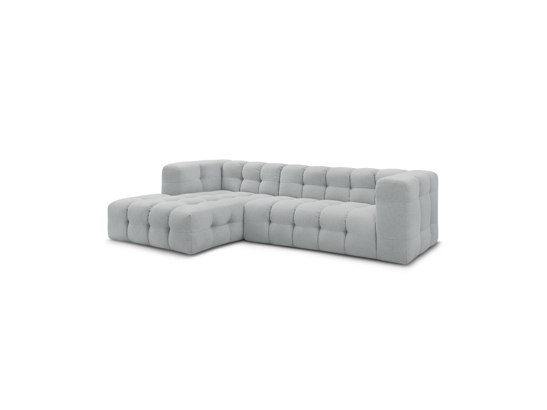 Cloud - Canapé D'Angle Fixe - Tissu Lisse - Angle Gauche