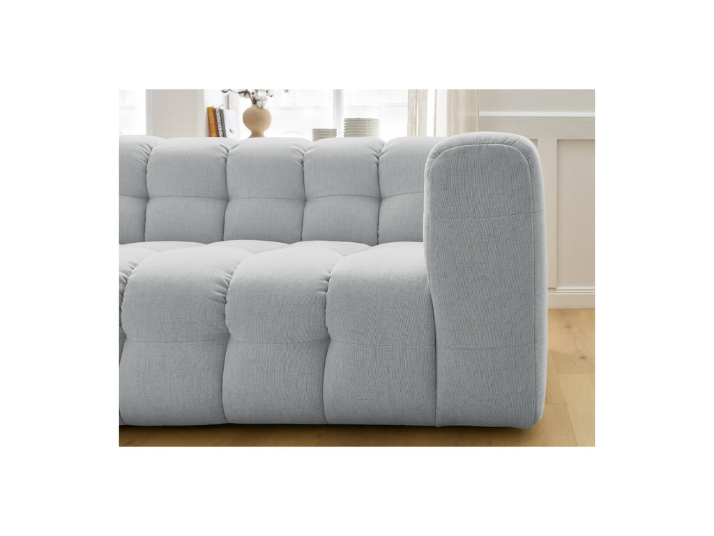 Cloud - Canapé D'Angle Fixe - Tissu Lisse - Angle Gauche