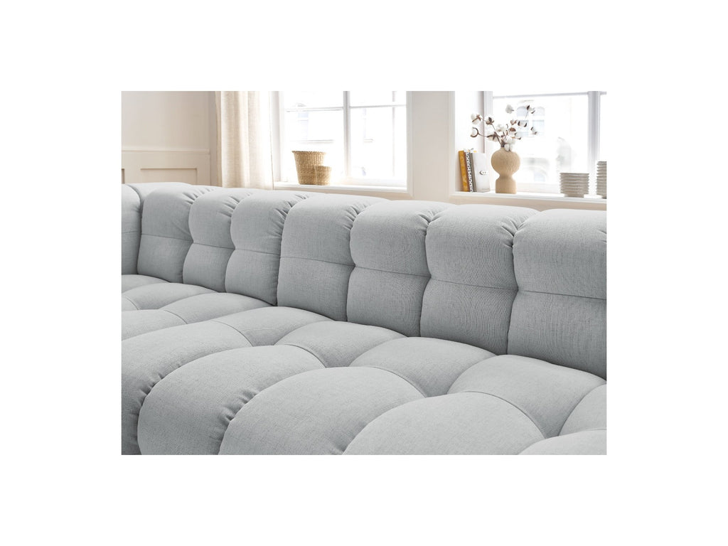 Cloud - Canapé D'Angle Fixe - Tissu Lisse - Angle Gauche