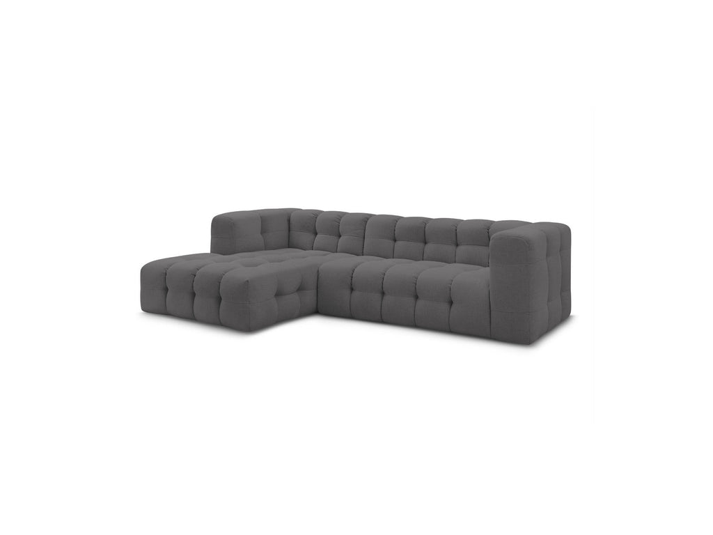 Cloud - Canapé D'Angle Fixe - Tissu Lisse - Angle Gauche