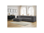 Cloud - Canapé D'Angle Fixe - Tissu Lisse - Angle Gauche