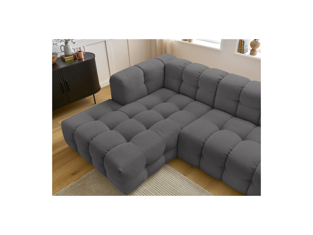 Cloud - Canapé D'Angle Fixe - Tissu Lisse - Angle Gauche