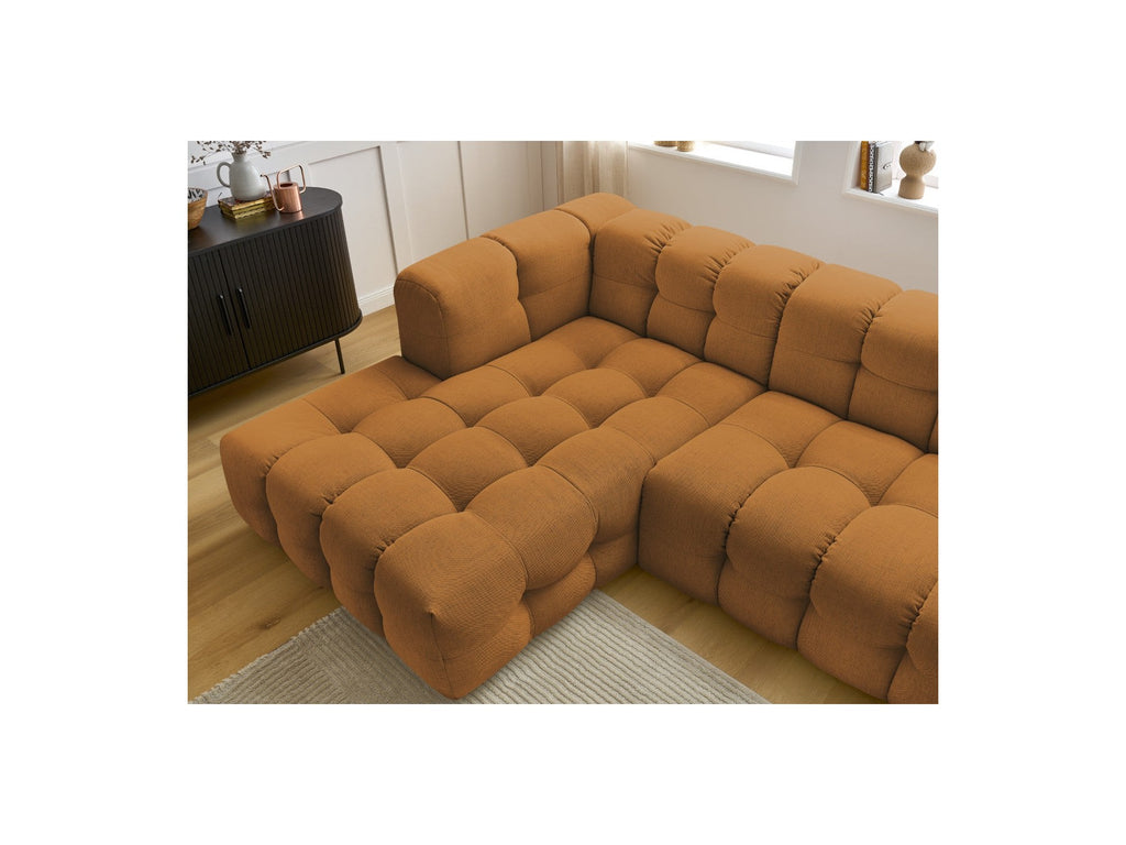Cloud - Canapé D'Angle Fixe - Tissu Lisse - Angle Gauche
