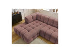 Cloud - Canapé D'Angle Fixe - Tissu Lisse - Angle Gauche