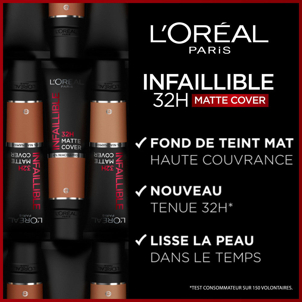Infaillible 32H Matte Cover Foundation 310 Golden Undertone
