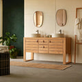 Minimalys - Wastafelmeubel - Teak - Naturel