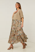 Vestido - Taupe - Mujer