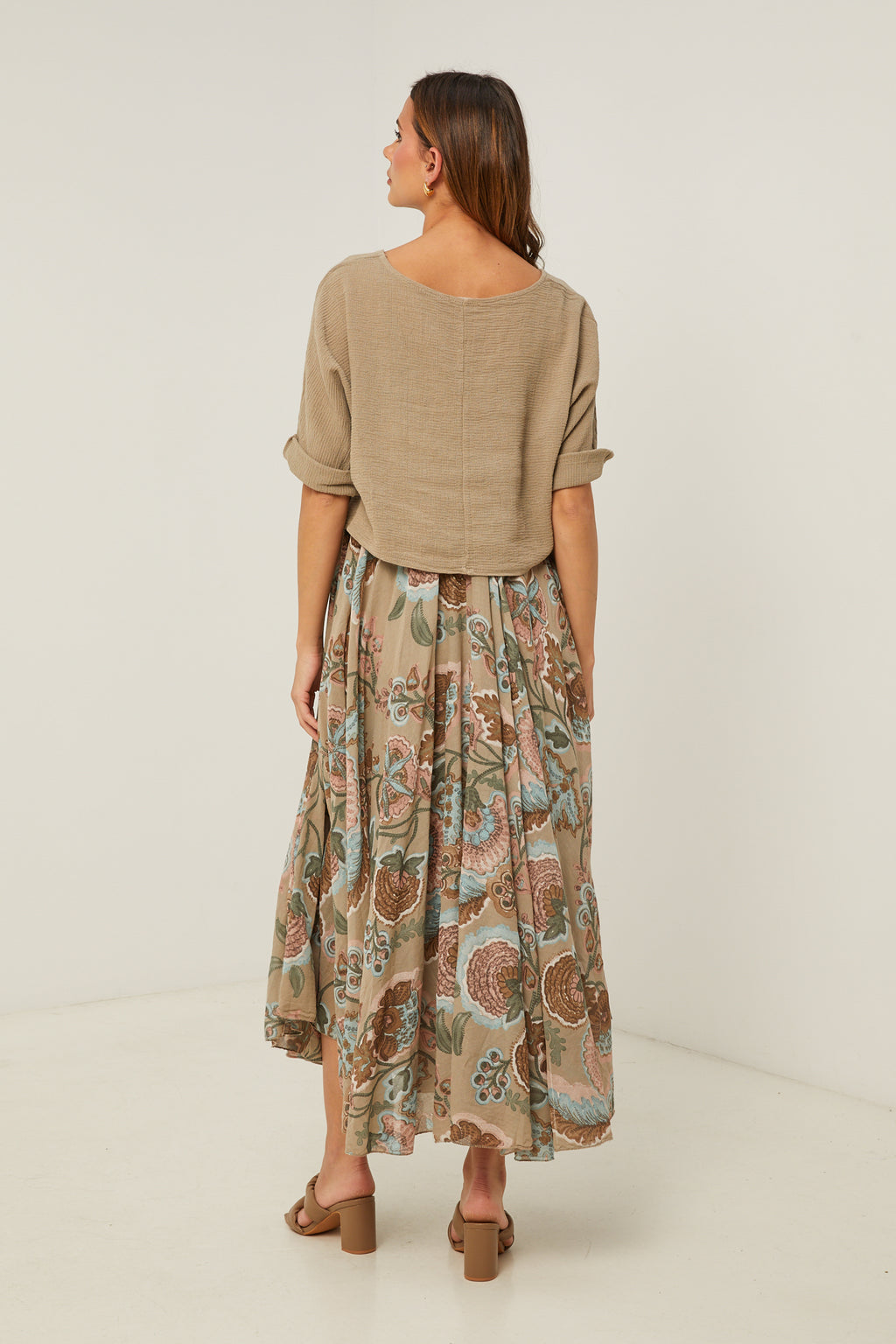 Vestido - Taupe - Mujer