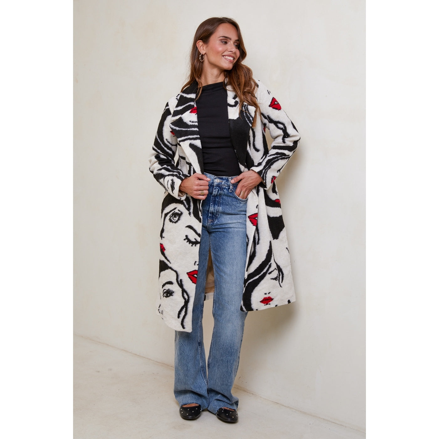 Manteau - Blanc Noir
