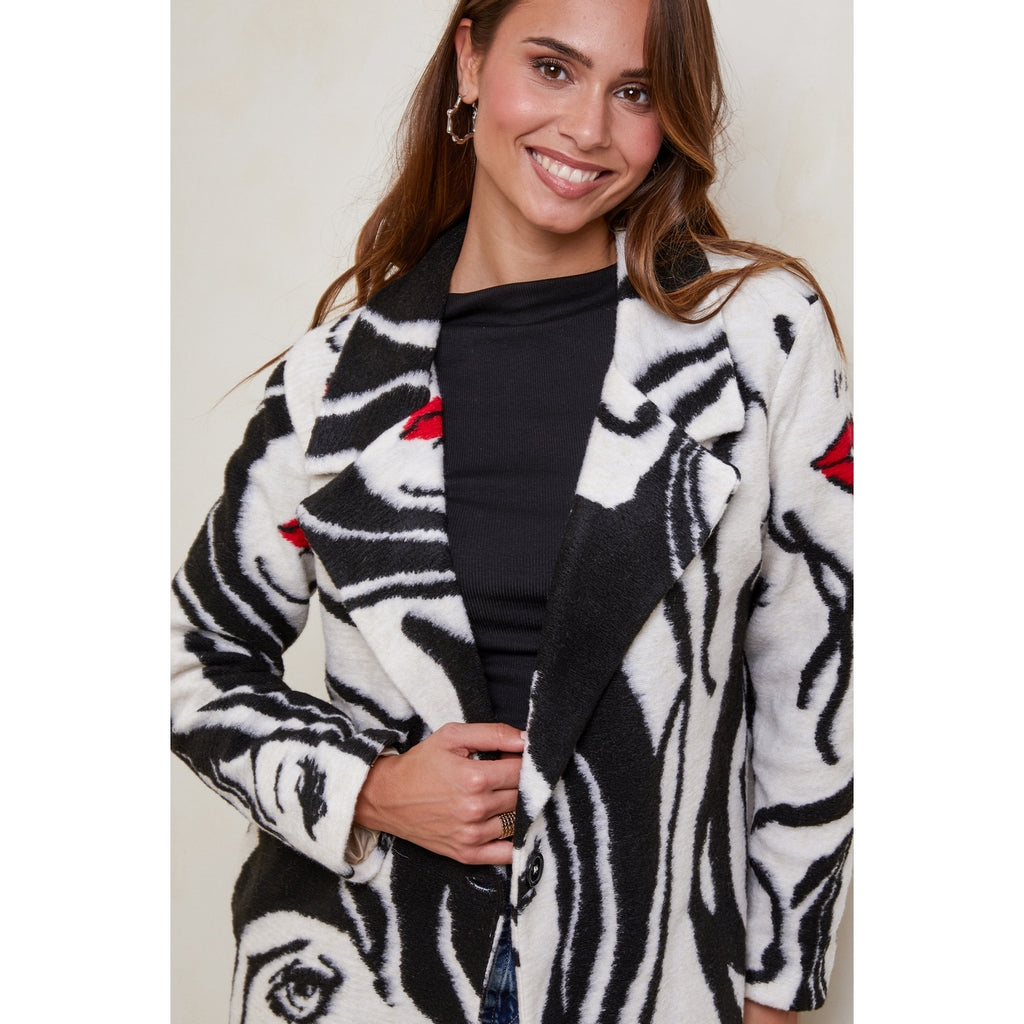 Manteau - Blanc Noir