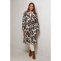 Manteau - Leopard Camel