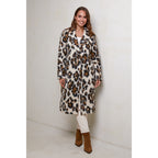 Manteau - Leopard Camel