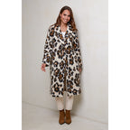 Manteau - Leopard Camel