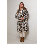 Manteau - Leopard Camel