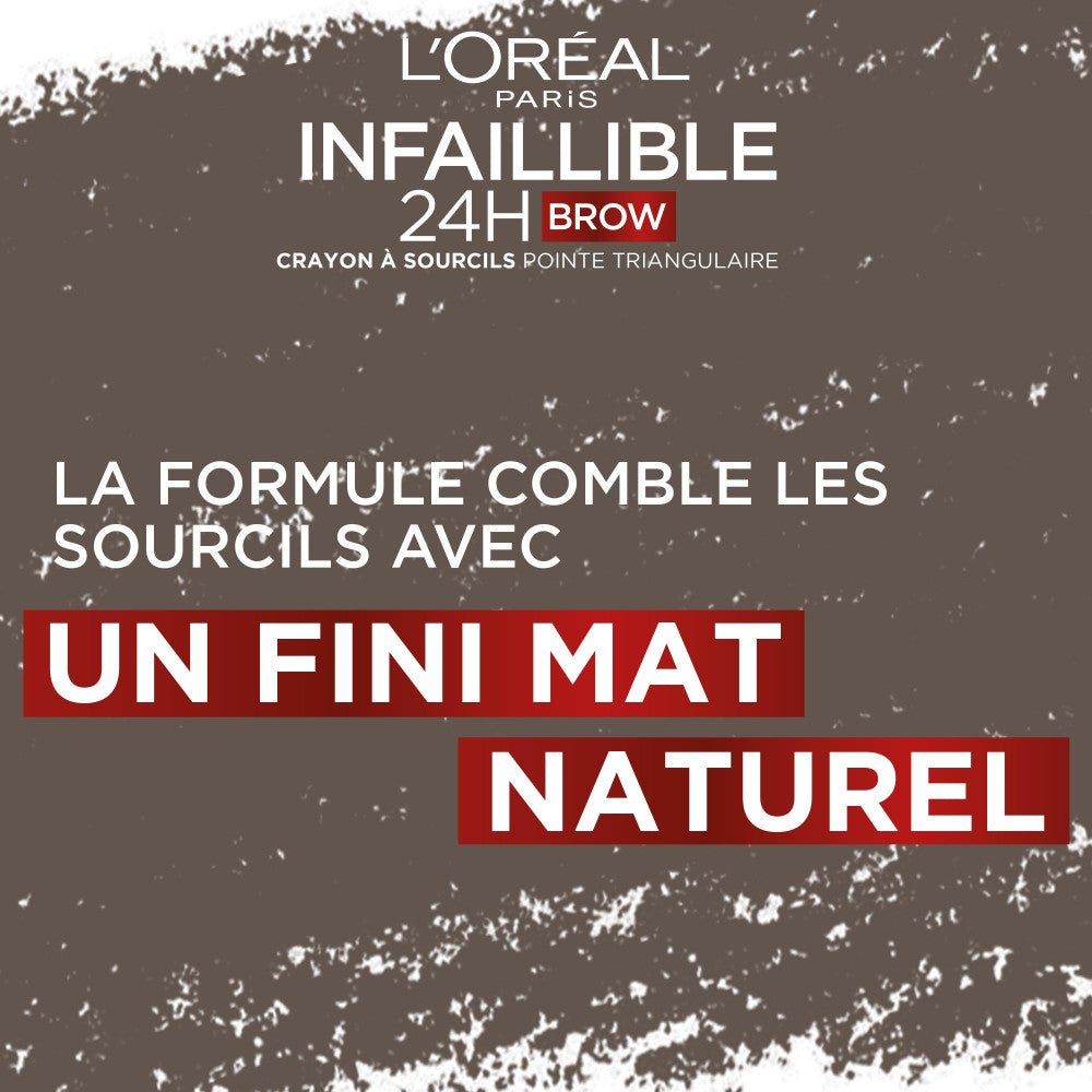 Infaillible 24H Brow Crayon Triangular Tip 6 Dark Blonde