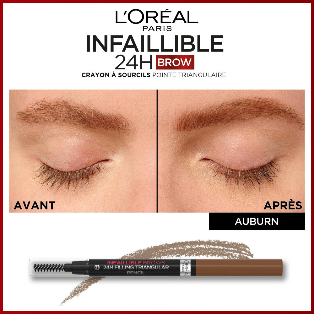 Infaillible 24H Brow Crayon À Sourcils Pointe Triangulaire 5.23 Auburn