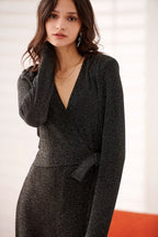 Jumpsuit Ornithogale - Zwart Lurex