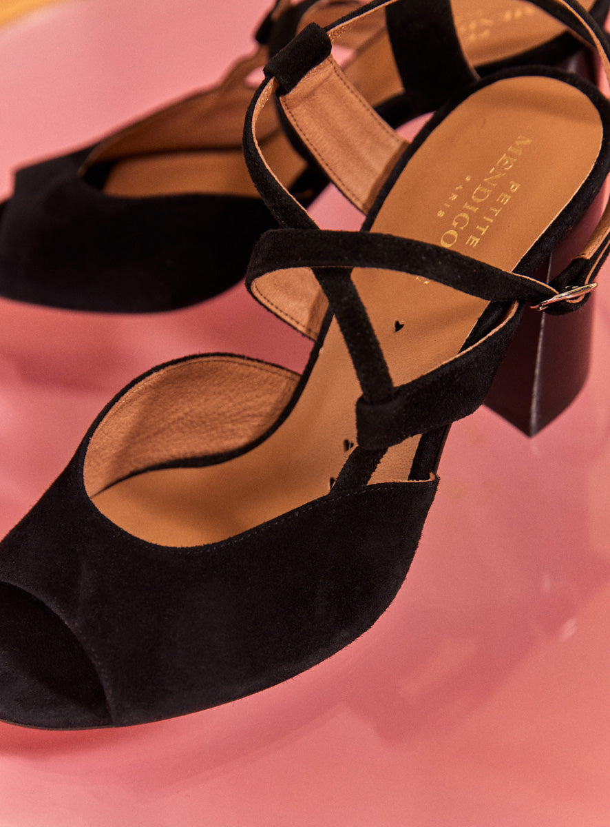 Sandale Julie Suede - Black