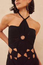 Vestido Floreana - Negro