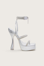 Elodie Heeled Sandals - Clear
