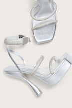 Elodie Heeled Sandals - Clear