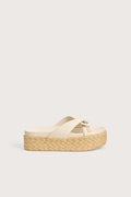 Sandalias de tacón Blythe - Blanco roto