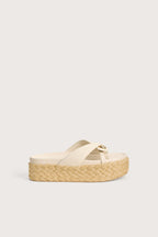 Sandalias de tacón Blythe - Blanco roto